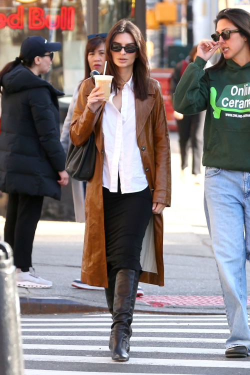 Emily Ratajkowski Enjoys Outing with a Friend in New York 5