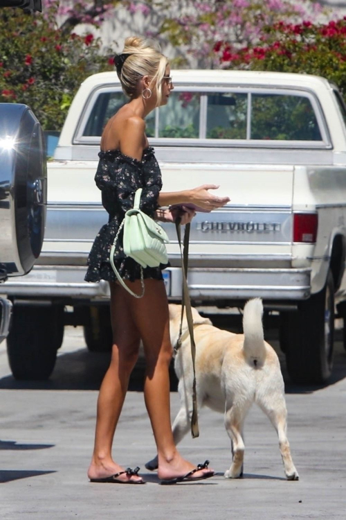 Emma Hernan and Her Dog Stroll in West Hollywood 4