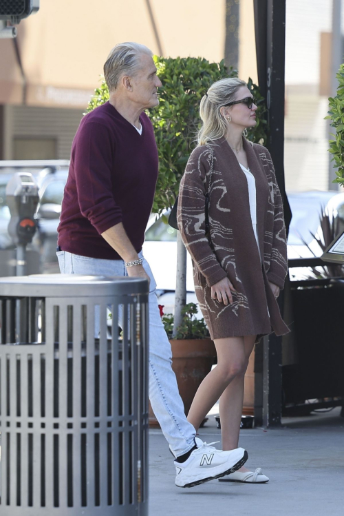 Emma Krokdal and Dolph Lundgren Enjoy Lunch in LA