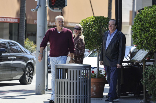 Emma Krokdal and Dolph Lundgren Enjoy Lunch in LA 1