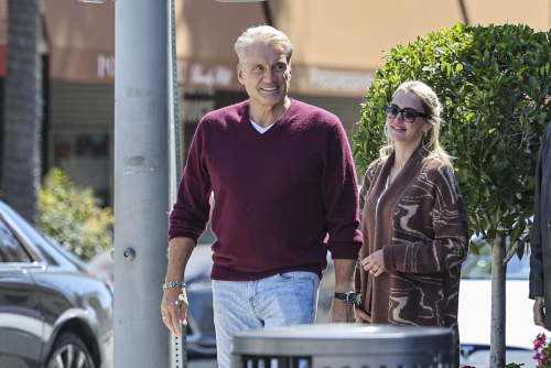 Emma Krokdal and Dolph Lundgren Enjoy Lunch in LA 3