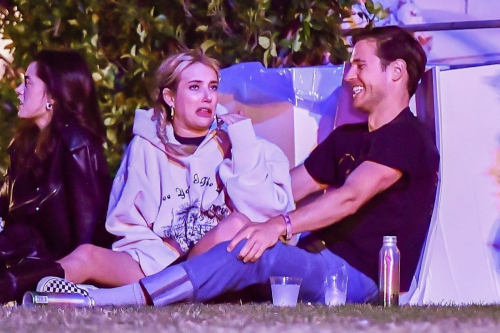 Emma Roberts Spotted with Mystery Man at Coachella 2