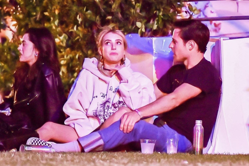 Emma Roberts Spotted with Mystery Man at Coachella 4