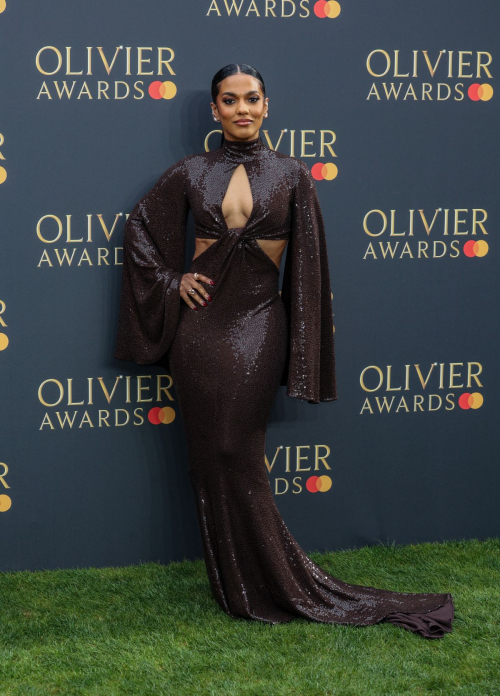 Freema Agyeman at Olivier Awards at Royal Albert Hall