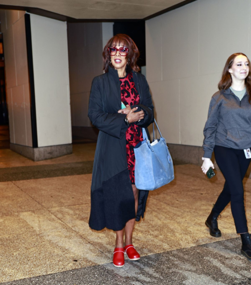 Gayle King Leaves CBS Morning Show in New York 2