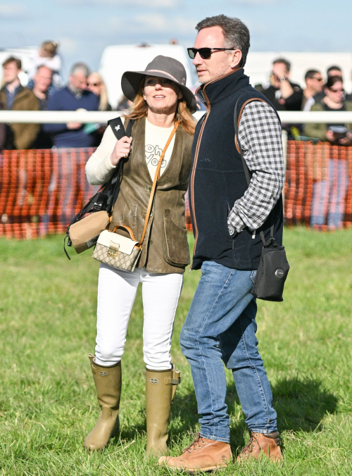 Geri Halliwell at Point to Point Races in Buckinghamshire 2