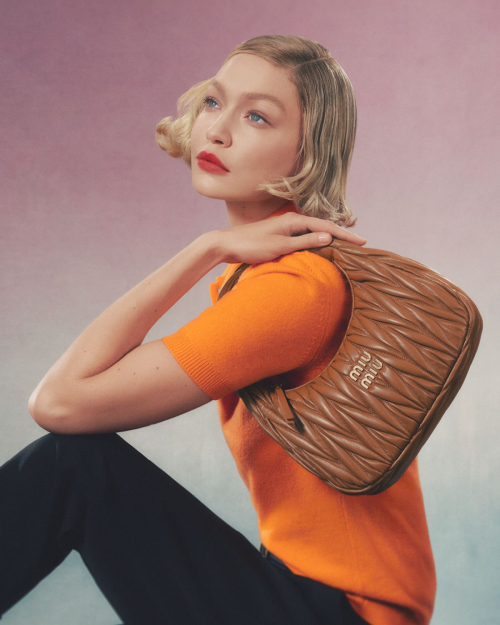 Gigi Hadid Stars in Miu Miu Handbag Campaign April 2024 1