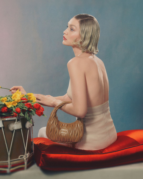 Gigi Hadid Stars in Miu Miu Handbag Campaign April 2024 4