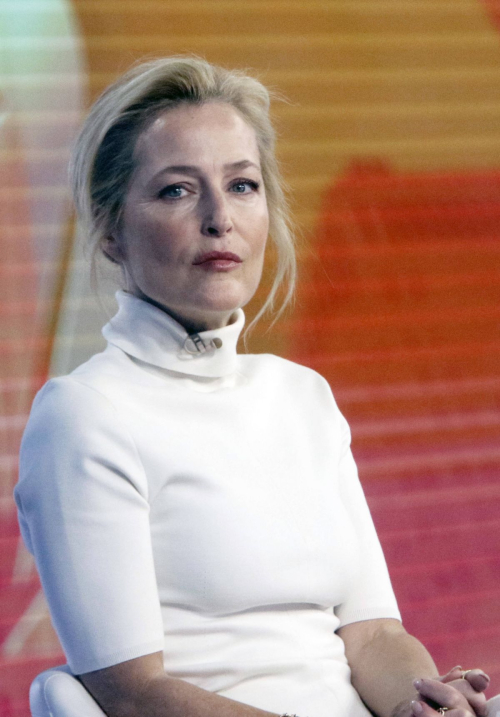 Gillian Anderson Appears on Today Show in New York