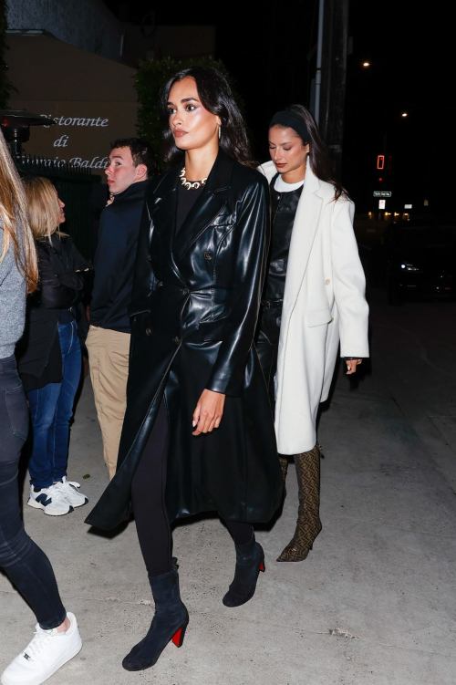 Gizele Oliveira and Bruna Lira Out for Late Dinner at Giorgio Baldi in Santa Monica 1