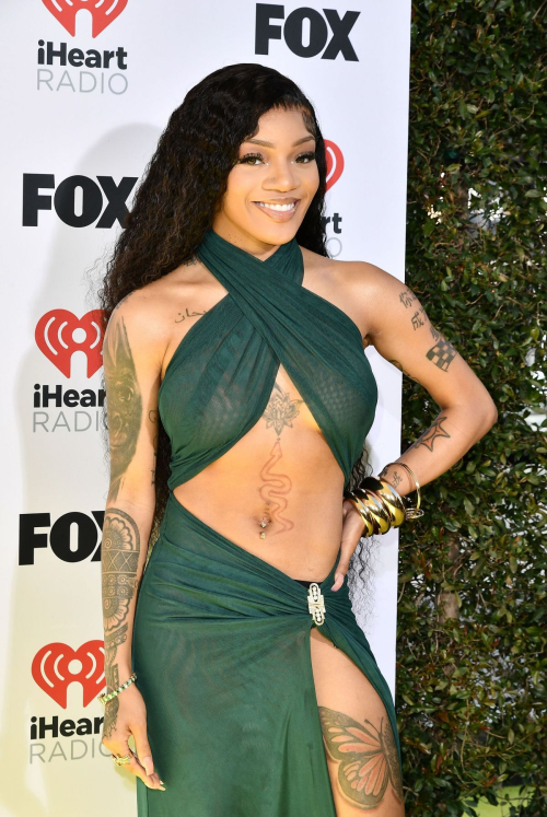 Glorilla at iHeartRadio Music Awards in Hollywood 1