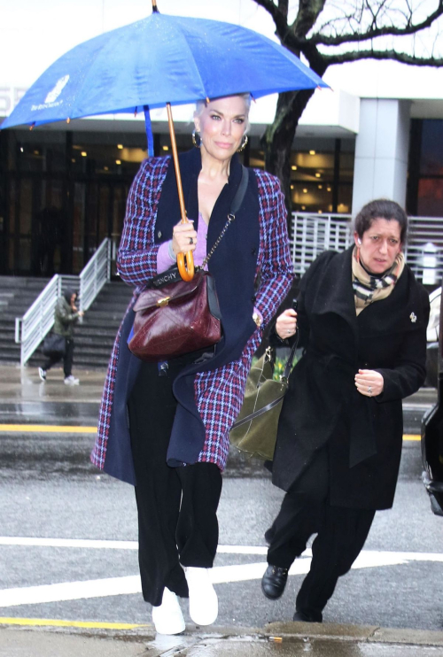 Hannah Waddingham Arrives at Drew Barrymore Show Interview in New York 3