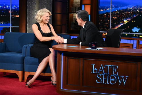 Hannah Waddingham at Late Show with Stephen Colbert 2