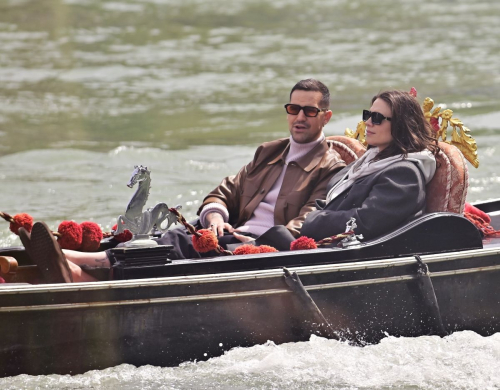 Hayley Atwell and Ned Wolfgang Kelly on Gondola Ride in Venice 2