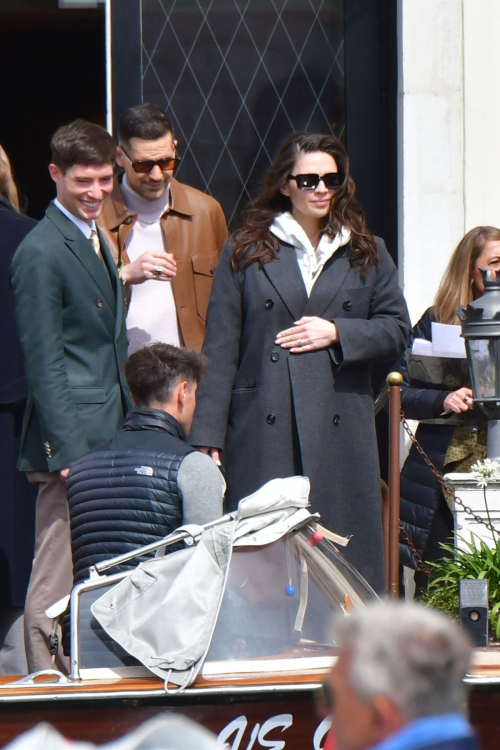 Hayley Atwell and Ned Wolfgang Kelly on Gondola Ride in Venice 3