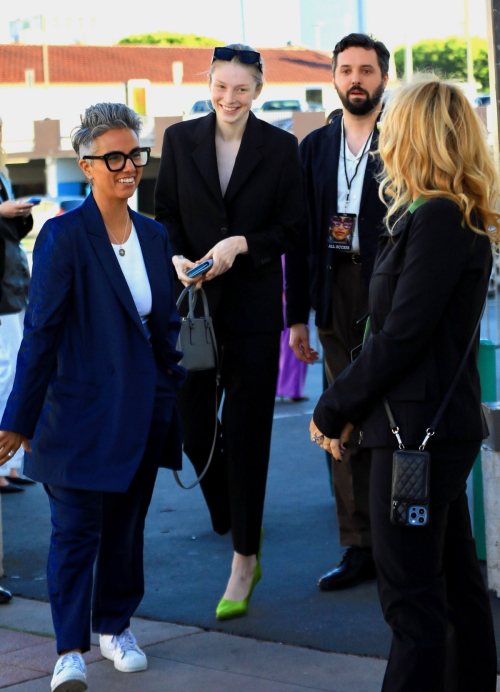 Hunter Schafer Attends Challengers Premiere in Los Angeles 1