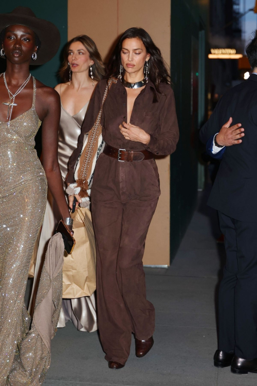 Irina Shayk at Ralph Lauren Fashion Show Afterparty in New York 4