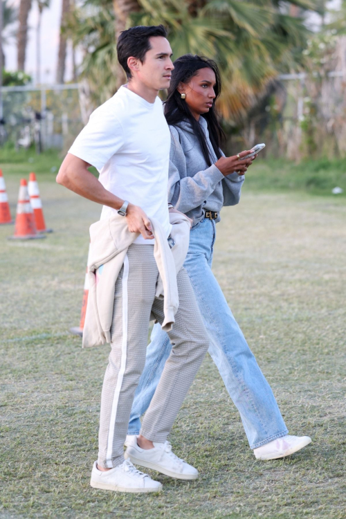 Jasmine Tookes Arrives at Coachella Festival 6