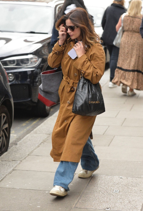 Jenna Coleman Out and About in London