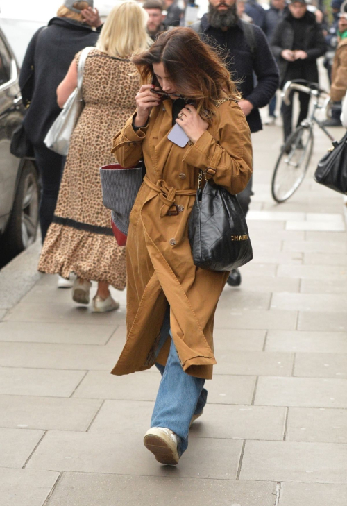 Jenna Coleman Out and About in London 2