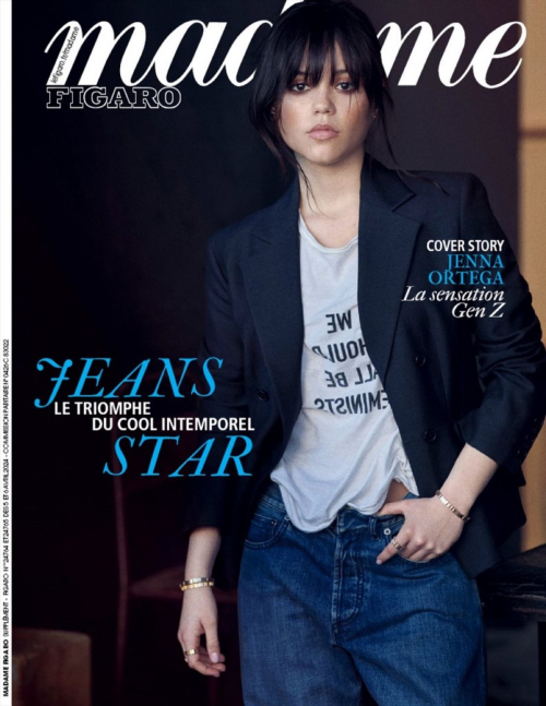 Jenna Ortega Featured in Madame Figaro April 2024