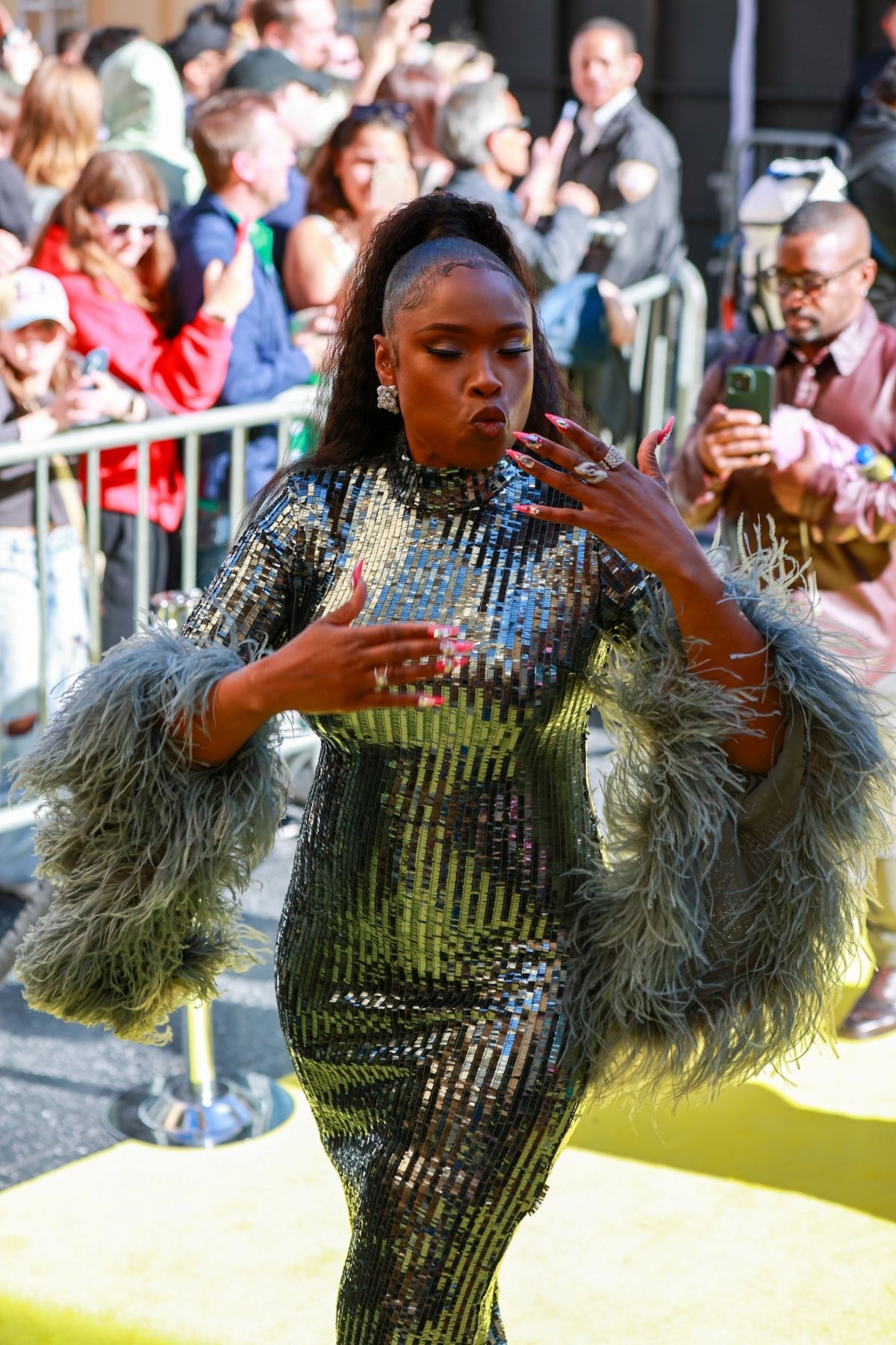 Jennifer Hudson Arrives at iHeartRadio Music Awards in Hollywood