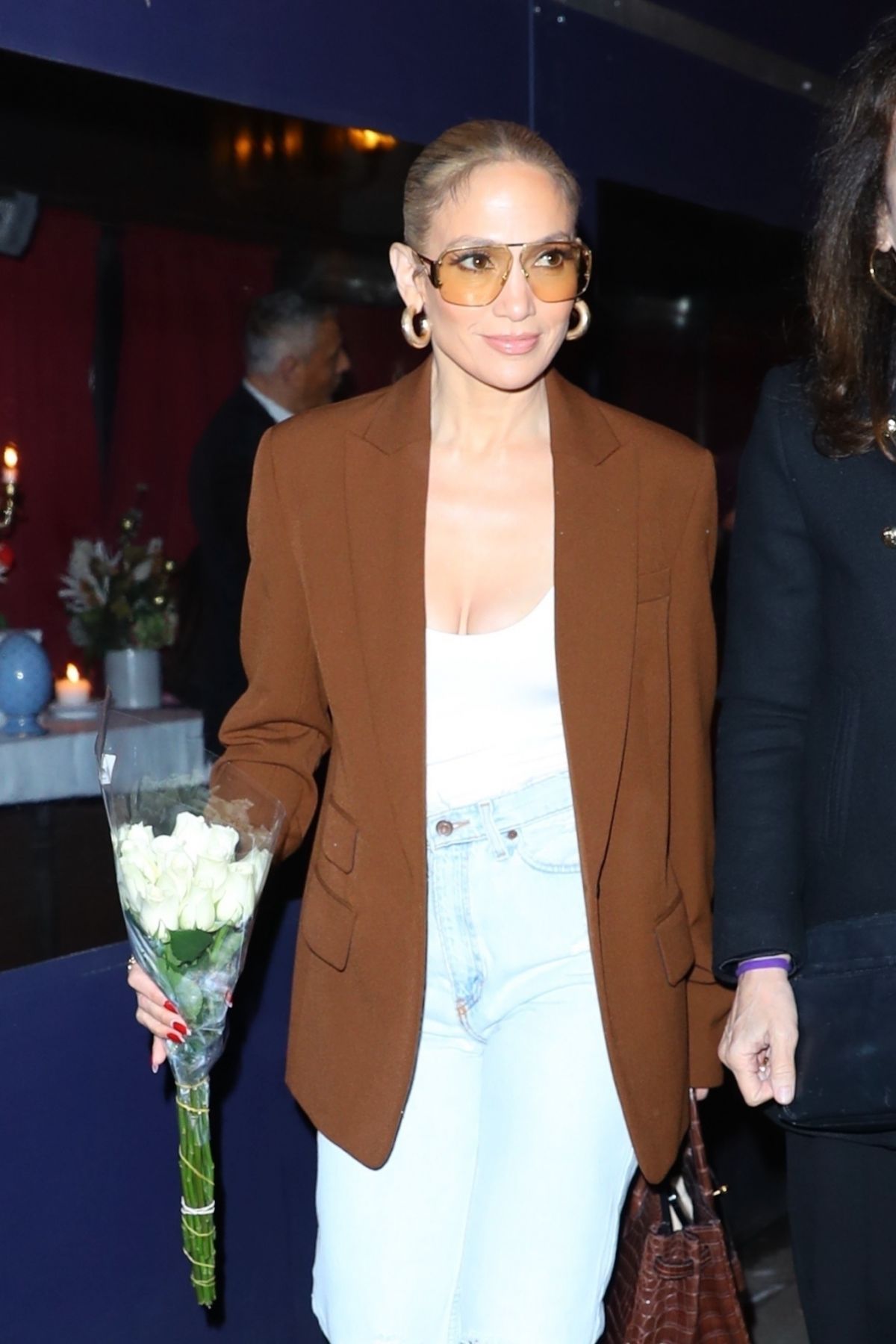 Jennifer Lopez Out for Dinner at Carbone in New York