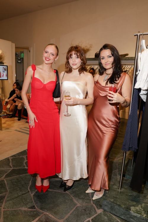 Jessica Belkin and Grace Van Dien at Reformation Flagship Opening Beverly Hills 3