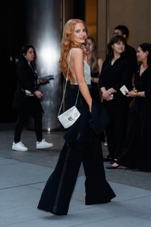 Jessica Chastain at Ralph Lauren Fashion Show in New York 4