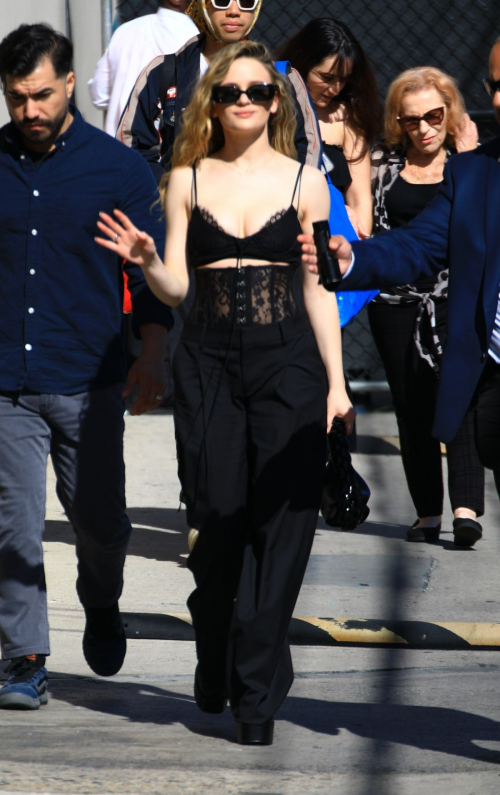 Joey King Leaving Jimmy Kimmel Live Show in Los Angeles 9