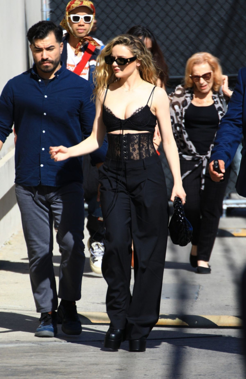 Joey King Leaving Jimmy Kimmel Live Show in Los Angeles 7