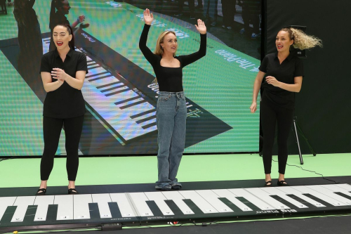 Jorgie Porter at Piano Launch Event in Manchester 2