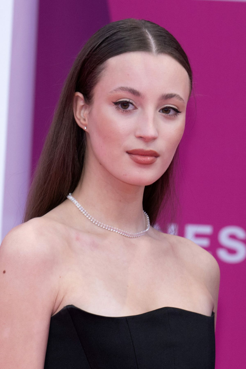 Josephine Hojbjerg on Pink Carpet at Canneseries Festival in Cannes