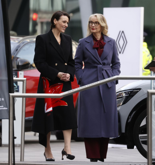 Julie Delpy and Suranne Jones on Set of Netflix Drama The Choice in London 4