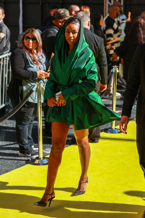 Justine Skye Arrives at iHeartRadio Music Awards in Hollywood 1