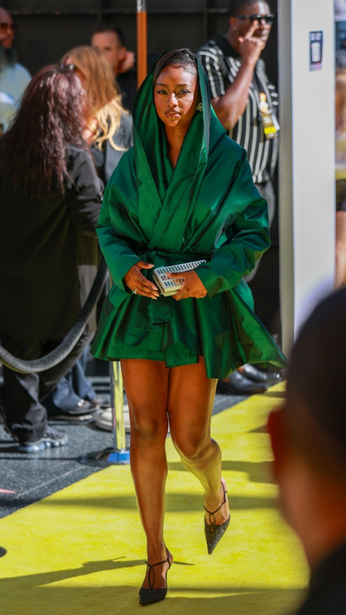 Justine Skye Arrives at iHeartRadio Music Awards in Hollywood 3