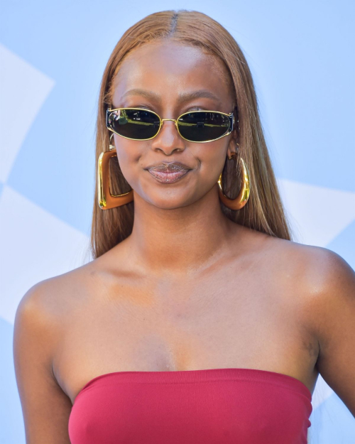 Justine Skye at Revolve Festival during Coachella 1