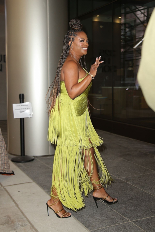 Kandi Burruss Arrives at What Happens Live with Andy Cohen in New York 1