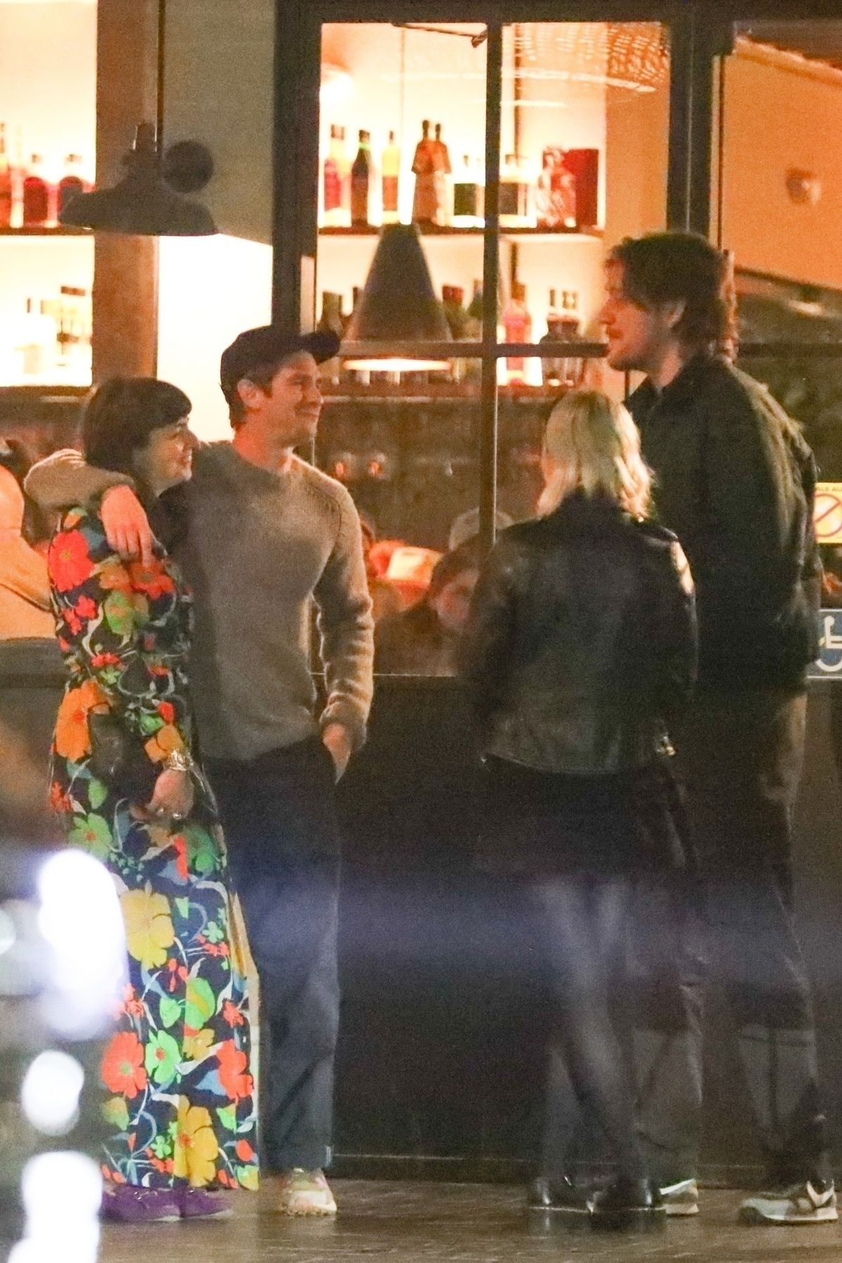 Kate Thomas and Andrew Garfield on Double Date with Phoebe Bridgers and Bo Burnham at Zinque in Malibu