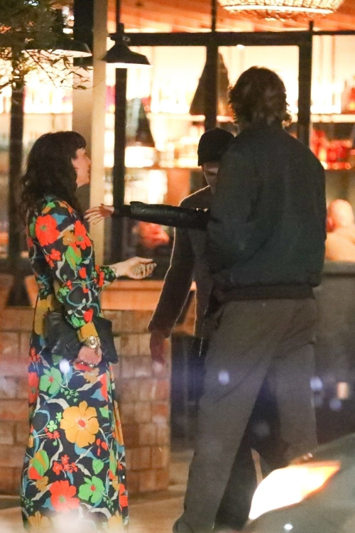 Kate Thomas and Andrew Garfield on Double Date with Phoebe Bridgers and Bo Burnham at Zinque in Malibu 2