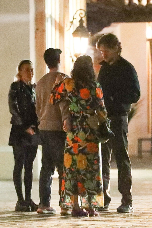 Kate Thomas and Andrew Garfield on Double Date with Phoebe Bridgers and Bo Burnham at Zinque in Malibu 3