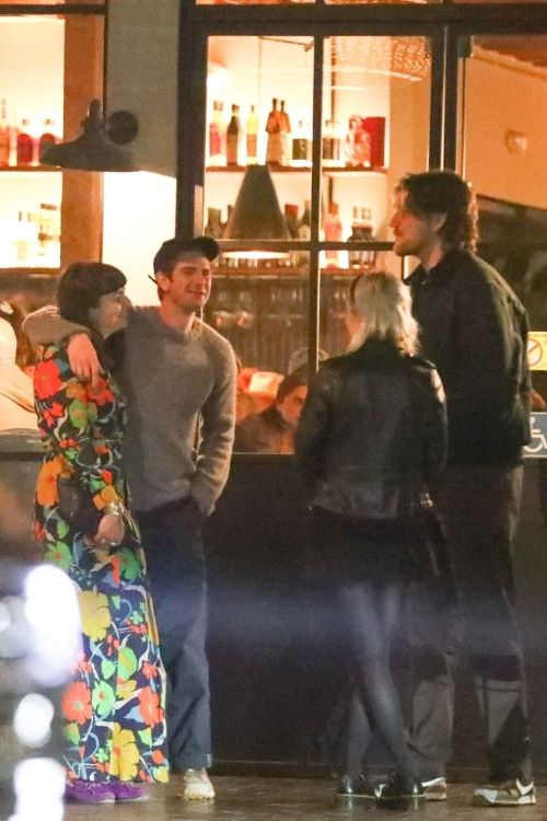 Kate Thomas and Andrew Garfield on Double Date with Phoebe Bridgers and Bo Burnham at Zinque in Malibu 6