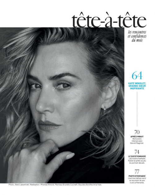 Kate Winslet Features in Marie Claire France May 2024 Issue 3