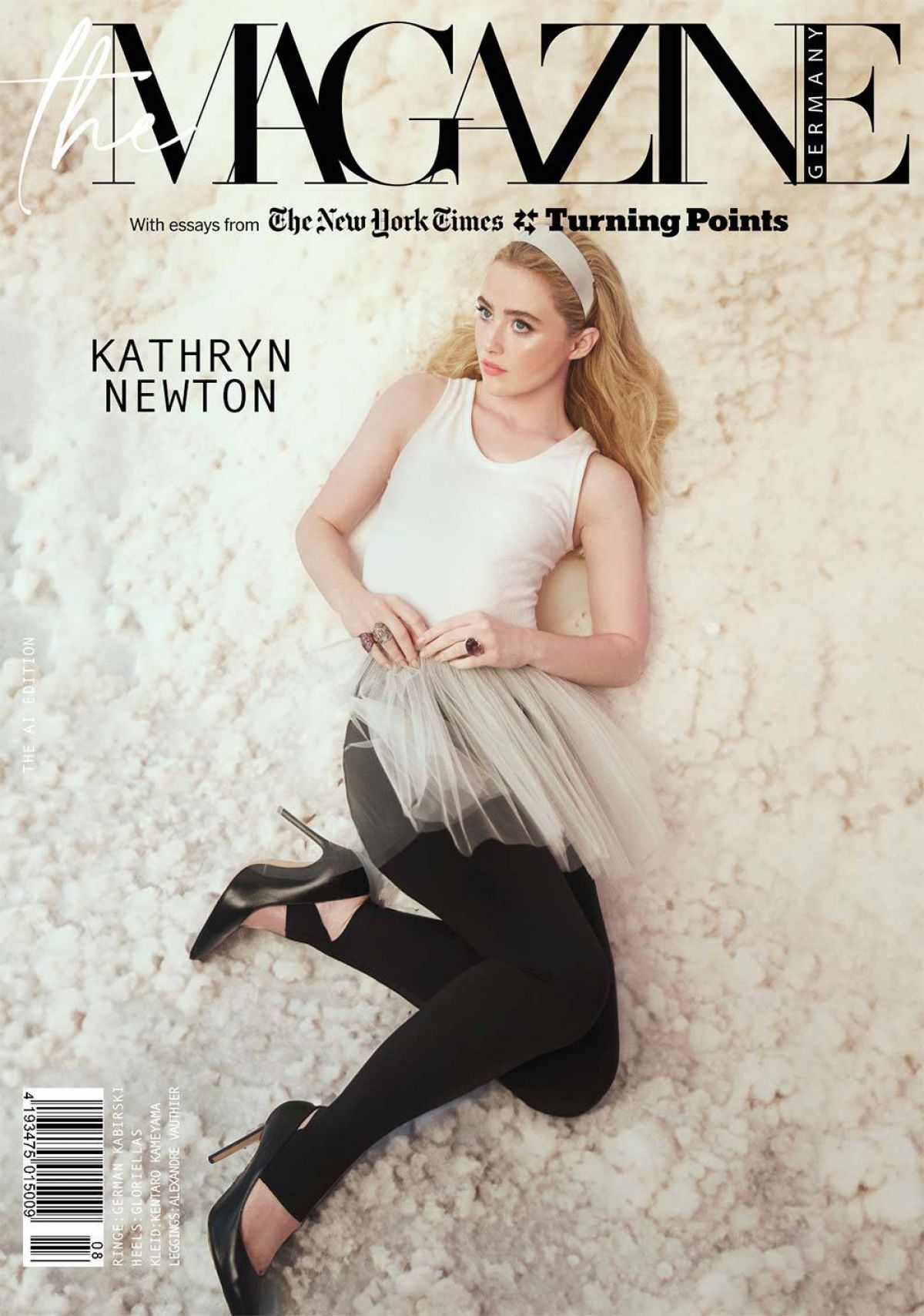 Kathryn Newton on the Cover of Themagazine Spring/Summer 2024