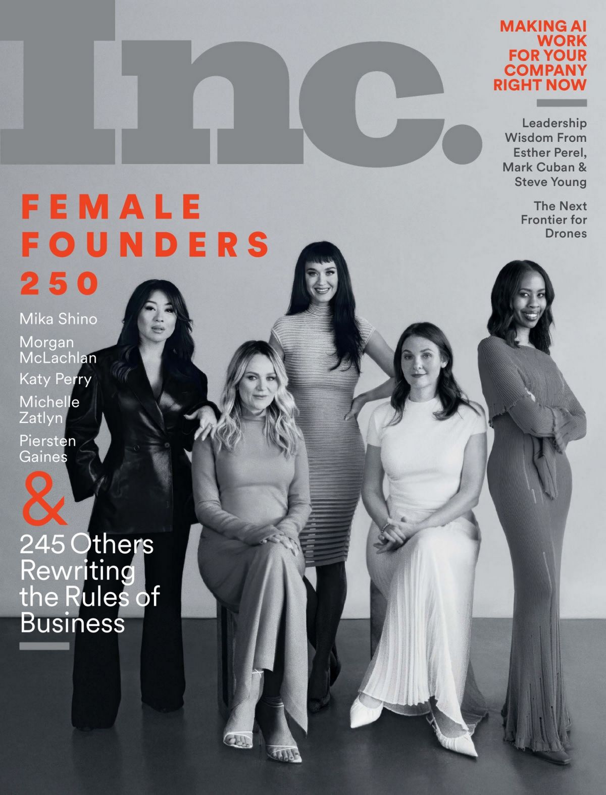 Katy Perry Featured in Inc. Magazine April 2024