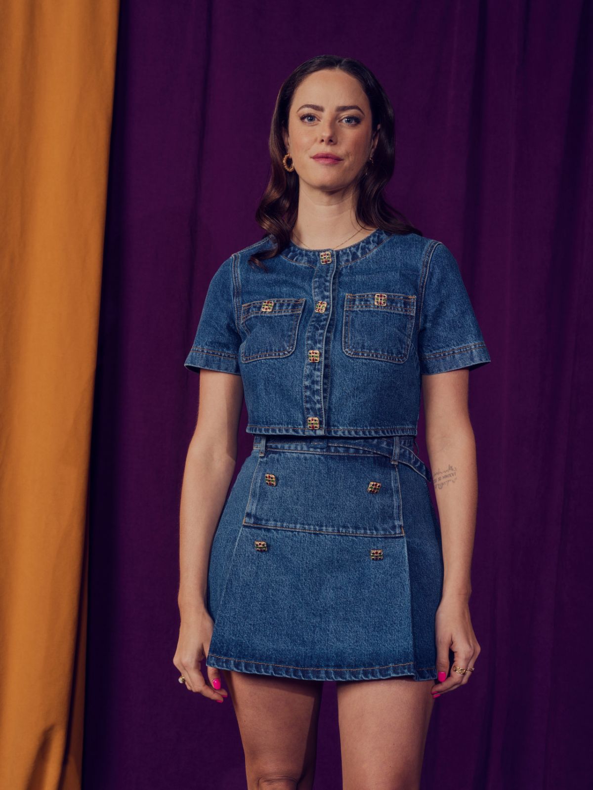 Kaya Scodelario at Contenders Television Portrait Studio April 2024