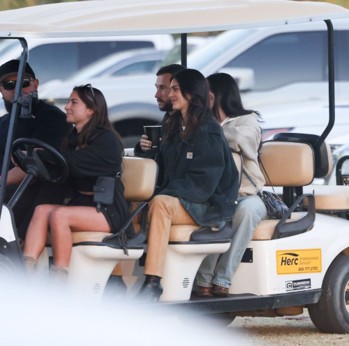 Kendall Jenner on a Golf Cart to Watch Morgan Wallen’s Stagecoach Set in Indio 6