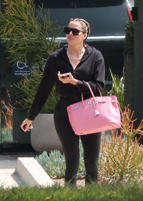 Khloe Kardashian Leaves Business Meeting in Calabasas 6