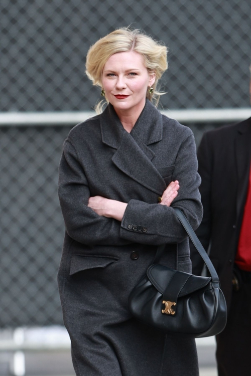 Kirsten Dunst Arrives at Jimmy Kimmel Live in Hollywood 1