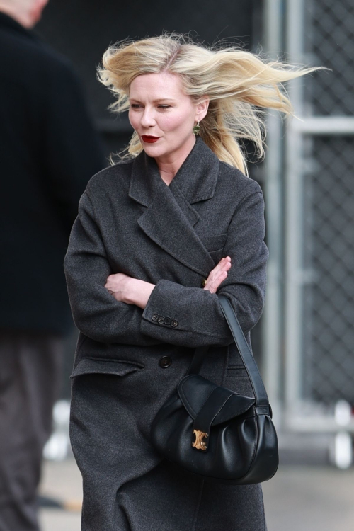 Kirsten Dunst Arrives at Jimmy Kimmel Live in Hollywood 2